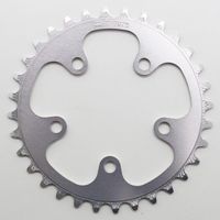 PLATEAU 32DTS D 74 TRIPLE ARGENT ALU 7075 STRONGLIGHT 5 ATTACHES