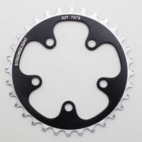 PLATEAU 32DTS D 74 TRIPLE NOIR ALU 7075 STRONGLIGHT 5 ATTACHES