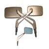RETROVISEUR WIILS FLAG D10 TITANE bronze VITRE TEINTEE WIILS ROA