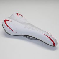 SELLE DDK ROUTE VTT ACTIVE EXPLORER BLANC GRIS ROUGE RAIL CR MO 272X13