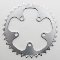 PLATEAU 34DTS D 74 TRIPLE ARGENT ALU 7075 STRONGLIGHT 5 ATTACHES