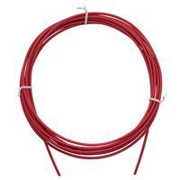GAINE FREIN COULEUR ROUGE TEFLON ACTION , SLR ROULEAU DE 7 50M 5MM