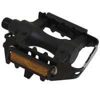 PEDALE VTT RESINE NOIR CAGE ALU 9 16 NOIR PAIRE