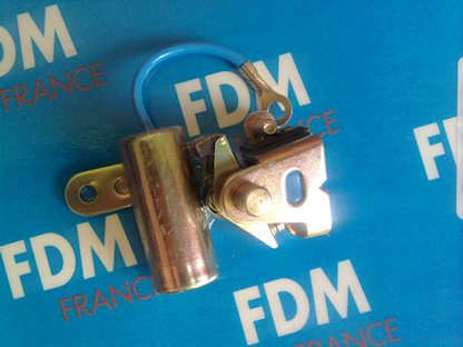 kit allumage condensateur , rupteur pour peugeot PGT marque FDM franc - Image 1