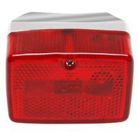 FEU ARRIERE CYCLO REPLAY RC ROUGE CHROME POUR 103 51