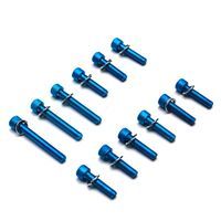 VIS DE CARTER REPLAY ALU POUR BOOSTER BLEU 6X25 40 45 x12