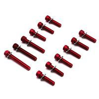 VIS DE CARTER REPLAY ALU POUR BOOSTER ROUGE 6X25 40 45 x12