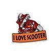 STICKER J LOVE SCOOTER REF 304