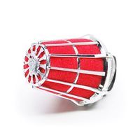FILTRE A AIR MALOSSI E 5 CHROME MOUSSE ROUGE POUR PHBN PHVA SAUF PEUG