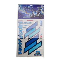 sticker autocollant marque polini team scooter