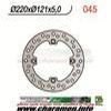 DISQUE DE FREIN FIXE ARRIERE DROIT cr 125 250 500 90 94