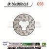 DISQUE DE FREIN FIXE ARRIERE DROIT PEUGEOT XP6 02 05