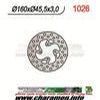 DISQUE DE FREIN FIXE ARRIERE DROIT KTM SX65 05 07