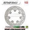 DISQUE DE FREIN FIXE AVANT GAUCHE EN500 90 94