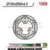 DISQUE DE FREIN FIXE ARRIERE ATLANTIC 125 02 07 EX 190 IT 68 EP 4