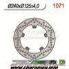 DISQUE DE FREIN FIXE ARRIERE SCARABEO 200 04 05 EX 240 IT 125 EP 4