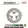 DISQUE DE FREIN FIXE AVANT SUPER 9 50 06 07 EX 210 IT 58 EP 4