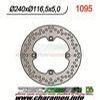DISQUE DE FREIN HONDA ARRIERE CBF500 04 07 CBF600 03 07 600 HORNET 07