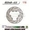 DISQUE DE FREIN FIXE AVANT GAUCHE RMX50 98 02