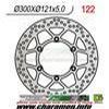 DISQUE DE FREIN FIXE AVANT GAUCHE DR650R S SE 91 95