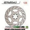 DISQUE DE FREIN FIXE ARRIERE GAUCHE NTV600 650 88 97