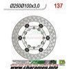 DISQUE DE FREIN FIXE AVANT GAUCHE KX125 92 02 KX250 89 02