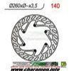 DISQUE DE FREIN FIXE AVANT GAUCHE KTM125 94 00 250 98 00