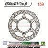 DISQUE DE FREIN FIXE AVANT GAUCHE BETA ALP400 03 04