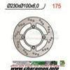 DISQUE DE FREIN FIXE ARRIERE DROIT ZZR600 90 93 ZX6R 95 97