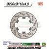 DISQUE DE FREIN FIXE ARRIERE DROIT BETA ALP400 03 04