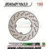 DISQUE DE FREIN FIXE AVANT GAUCHE cr 125R 90