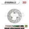 DISQUE DE FREIN FIXE AVANT CENTRAL APRILIA AREA 51 98 01