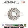 DISQUE DE FREIN FIXE AVANT GAUCHE DERBI GP1 50 01 02