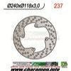 DISQUE DE FREIN FIXE AVANT GAUCHE cr 250R 84 88