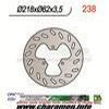 DISQUE DE FREIN FIXE ARRIERE DROIT DERBI SENDA 50 R 01 03