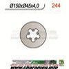 DISQUE DE FREIN FIXE ARRIERE DROIT MONTESA COTA 250 89