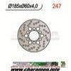 DISQUE DE FREIN FIXE AVANT GAUCHE MONTESA COTA 250 87