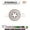 DISQUE DE FREIN FIXE ARRIERE DROIT MONTESA COTA 315 R 97 99