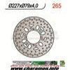 DISQUE DE FREIN FIXE AVANT DROIT ET GAUCHE POLARIS 500 01 02