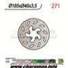 DISQUE DE FREIN FIXE ARRIERE GAUCHE BETA ST50 99 00