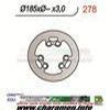 DISQUE DE FREIN FIXE AVANT GAUCHE SHERCO 125 250 290 00 01