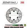DISQUE DE FREIN FIXE ARRIERE GAUCHE TUAREG 125 RALLY 89 94