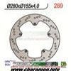DISQUE DE FREIN FIXE AVANT GAUCHE RS50 99 04 et TZR50R 03 04