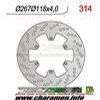 DISQUE DE FREIN FIXE AVANT GAUCHE TT600E R 97 04