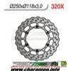 DISQUE DE FREIN PETALE AVANT FIXE yz 125 250 400F 426F