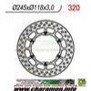 DISQUE DE FREIN FIXE AVANT GAUCHE yz 125 90 00