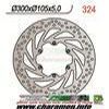 DISQUE DE FREIN FIXE AVANT GAUCHE APRILIA PEGASO 125 89 99