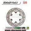 DISQUE DE FREIN FIXE ARRIERE GAUCHE APRILIA 650 I 01 03