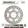 DISQUE DE FREIN FIXE AVANT DROIT PEUGEOT XR6 00 04