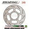 DISQUE DE FREIN FIXE AVANT DROIT VL1500 INTRUDER LC 98 01